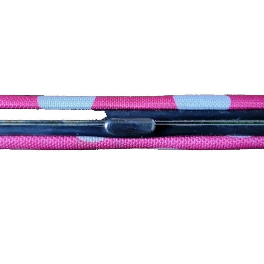Woman's Wallet Monogramed Green Letter L Coin Purse‎ Pink with White Polka Dot
